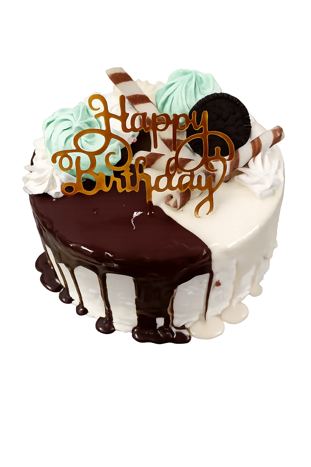 Tort personalizat Happy Birthday — Cofetăria David Buzău